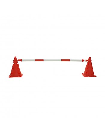 PICA PARA VALLA EXTENSIBLE ROJO/BLANCO
