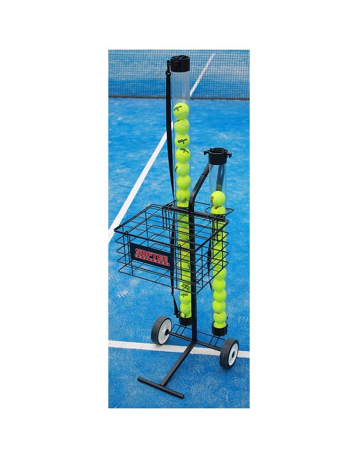 CARRO PORTAPELOTAS TENIS / PÁDEL 80 PELOTAS SOFTEE