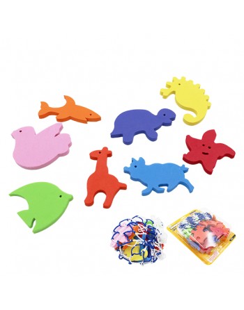 SET ANIMALES FOAM