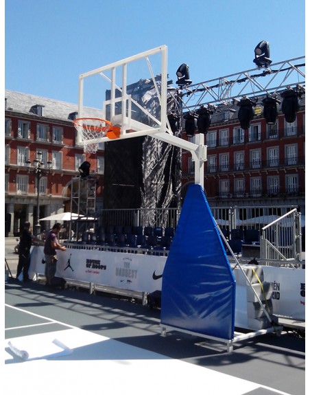 JUEGO PROTECTORES PARA CANASTAS BALONCESTO FORMA TRIANGULAR