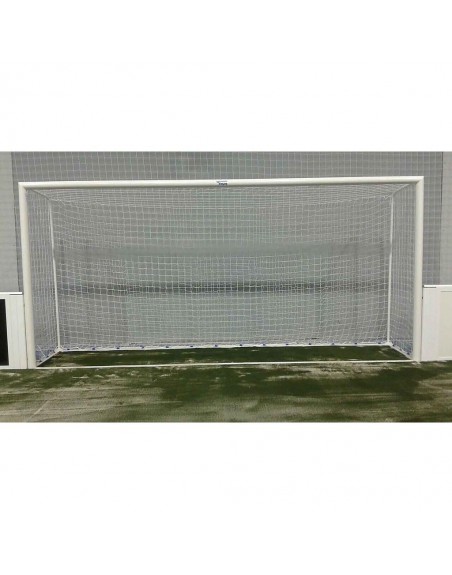 JUEGO PORTERÍAS FÚTBOL INDOOR ALUMINIO TRASLADABLES TUBO 90 MM
