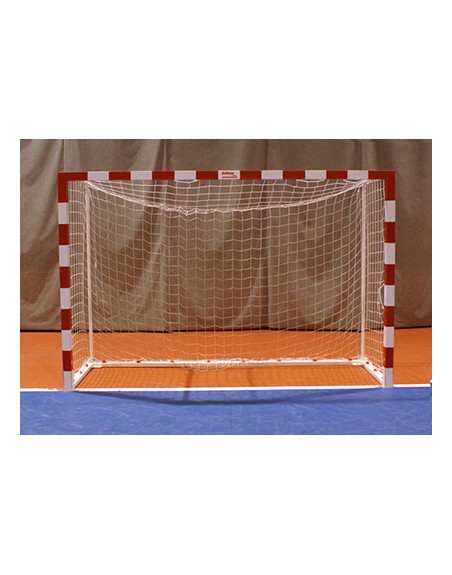 JGO PORTERÍAS F.SALA/BALONMANO METÁLICAS TRASLADABLES 80X80MM CON BASE 80X40MM