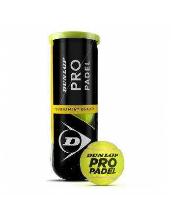 BOTE 3 PELOTAS DUNLOP PRO PADEL