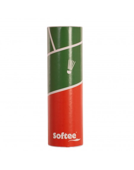 VOLANTES BÁDMINTON SOFTEE NYLON 2.5 6UDS