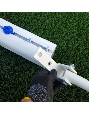 JUEGO DE 2 BASES PORTERÍAS FÚTBOL 7 PARA RECOGIDA DE RED