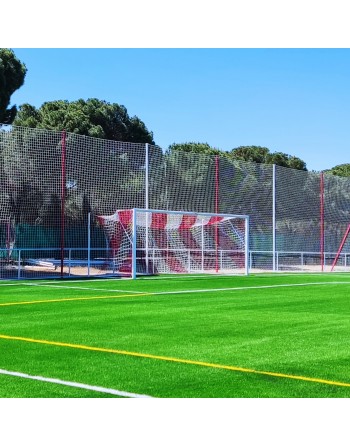 JUEGO DE 2 REDES FUTBOL 11 4 MM POLIPROPILENO MALLA 120 BICOLOR
