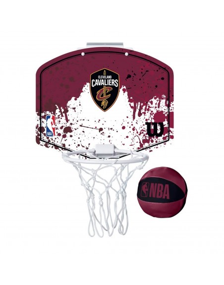 SET MINICANASTA WILSON NBA TEAM MINI HOOP CAVALIERS
