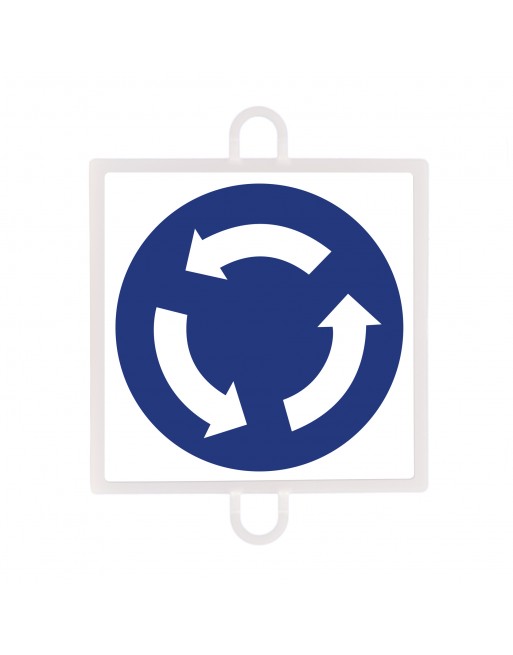 PANEL DE SEÑALIZACIÓN TRÁFICO DE OBLIGACIÓN Nº 4 (INTERSECCIÓN)