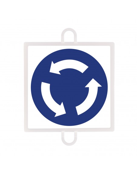 PANEL DE SEÑALIZACIÓN TRÁFICO DE OBLIGACIÓN Nº 4 (INTERSECCIÓN)