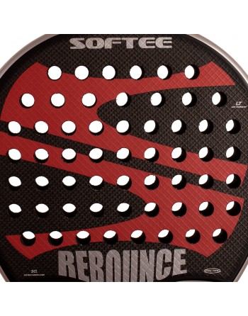 PALA PÁDEL SOFTEE REBOUNCE RED 3K