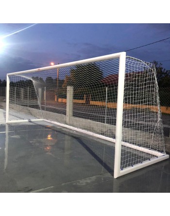JUEGO PORTERÍAS ALUMINIO FÚTBOL 11  120X100 MM TRASLADABLES