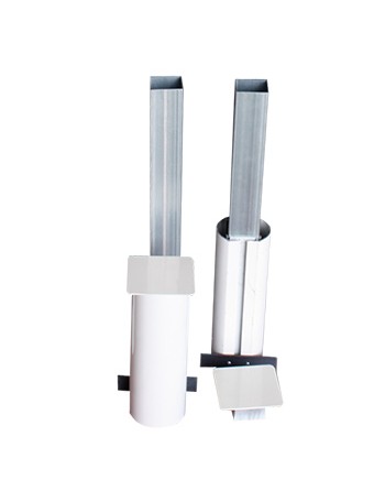 JUEGO POSTES VOLEIBOL FIJOS ALUMINIO Ø 90MM