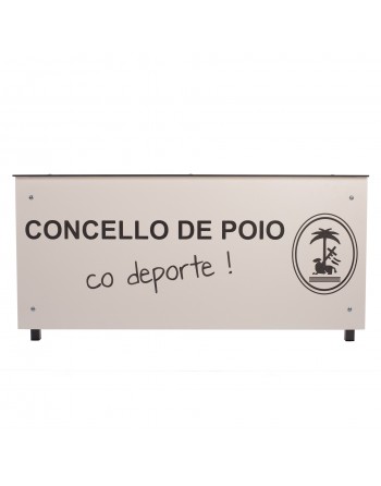 MESA ANOTADORES BASIC FENÓLICO 8MM BLANCO