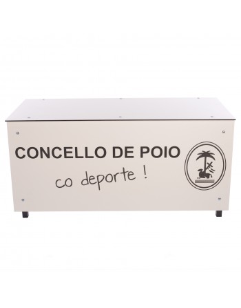 MESA ANOTADORES COMPLETA FENÓLICO 8MM BLANCO