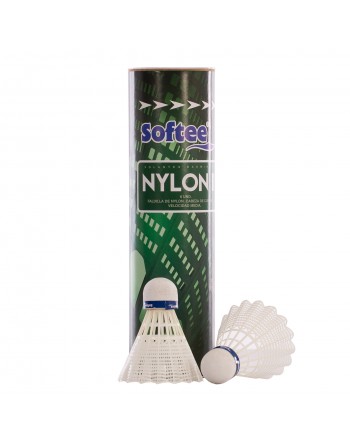 VOLANTES BADMINTON SOFTEE NYLON II 6UDS
