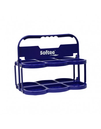PORTABOTELLAS PLEGABLE DELUXE PARA 6 BOTELLAS