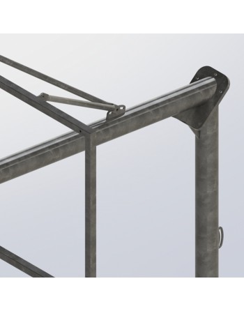 JGO CANASTAS ANTIVANDALICAS BALONCESTO NEW TUBO 114 MM GALVANIZADAS -INCLUYE AROS, REDES Y TABLEROS-