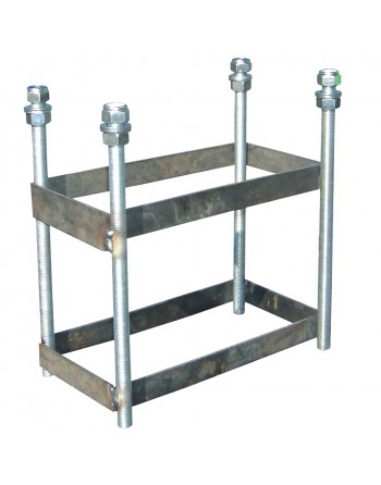 JGO CANASTAS ANTIVANDALICAS BALONCESTO NEW TUBO 114 MM GALVANIZADAS -INCLUYE AROS, REDES Y TABLEROS-