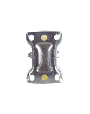 RUEDA DE NYLON FIJA CON ESTRUCTURA METÁLICA