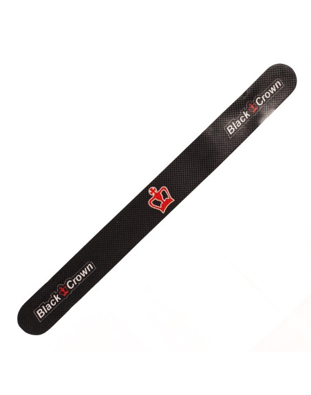 PROTECTOR DE PALA DE PÁDEL BLACK CROWN URE REDONDO NEGRO-ROJO