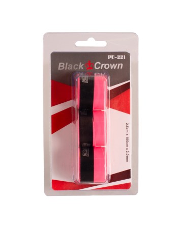 BLISTER 3 OVERGRIPS BLACK CROWN PERFORADOS