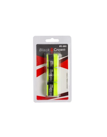 BLISTER 3 OVERGRIPS BLACK CROWN PERFORADOS
