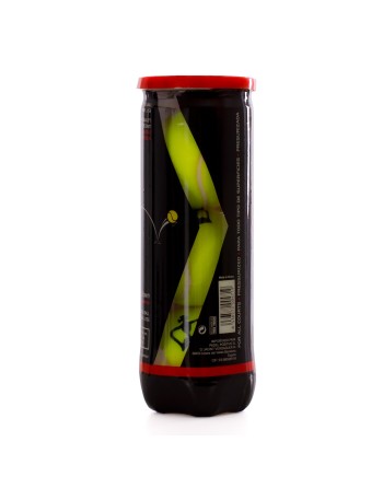 BOTE DE 3 PELOTAS DE PÁDEL BLACK CROWN PRO