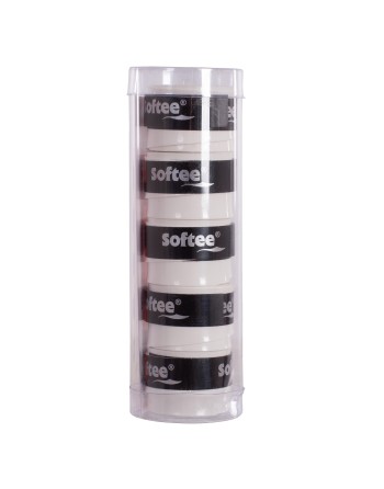 PACK 5 OVERGRIPS LISOS SOFTEE TECH