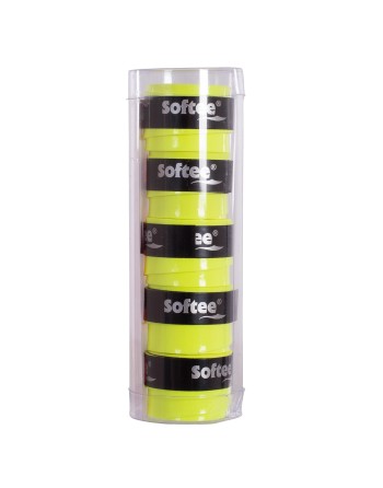 PACK 5 OVERGRIPS LISOS SOFTEE TECH