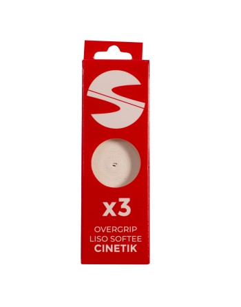 PACK 3 OVERGRIPS LISOS SOFTEE CINETIK