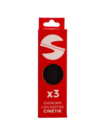 PACK 3 OVERGRIPS LISOS SOFTEE CINETIK