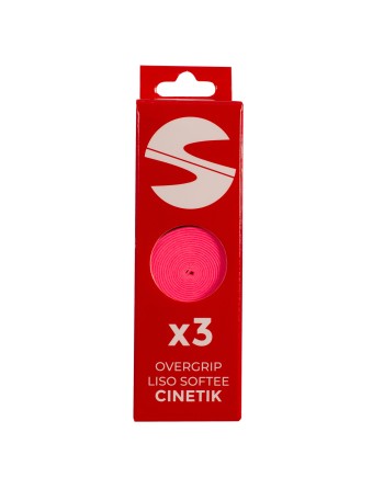 PACK 3 OVERGRIPS LISOS SOFTEE CINETIK