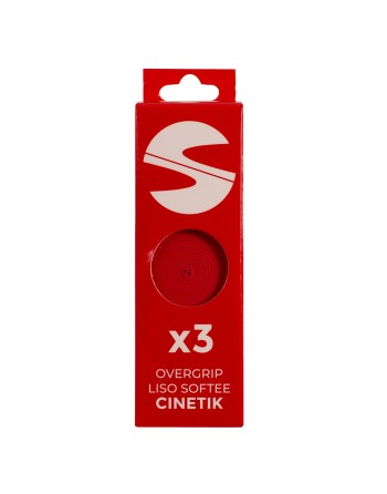 PACK 3 OVERGRIPS LISOS SOFTEE CINETIK