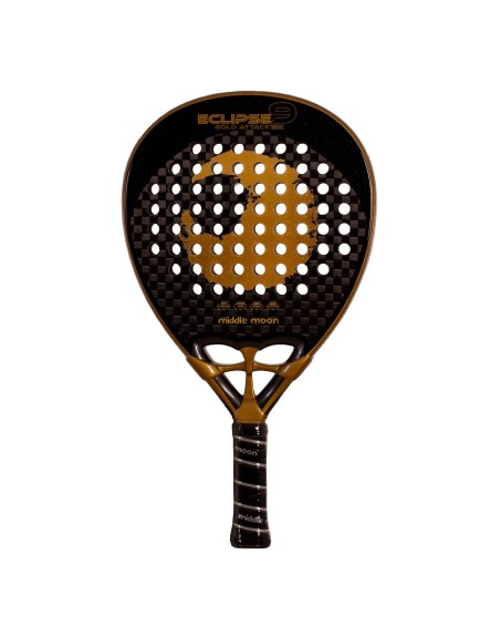 PALA DE PÁDEL MIDDLE MOON ECLIPSE 9 GOLD ATTACK 12K