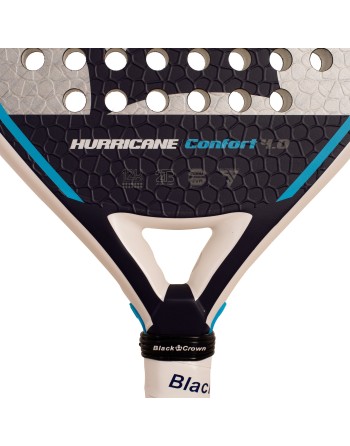 PALA DE PÁDEL BLACK CROWN HURRICANE COMFORT 4.0
