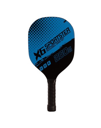 SET DE 2 PALAS PICKLEBALL MADERA CON 4 PELOTAS