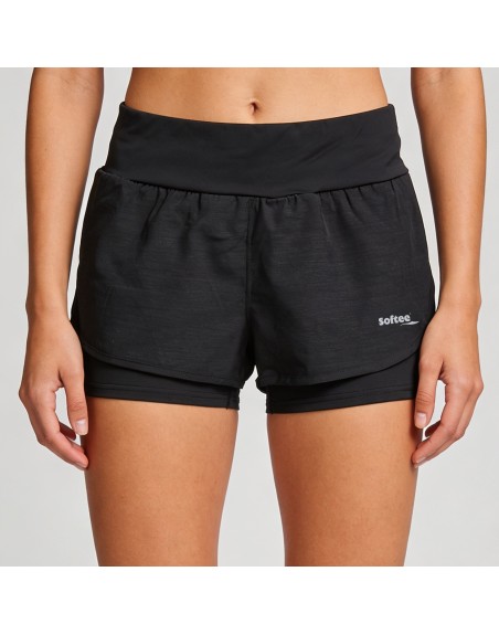PANTALÓN CORTO DE MUJER SOFTEE DUAL-FIT