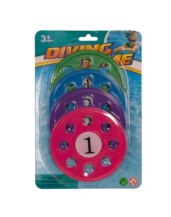 JUEGO DE 4 DISCOS CON AGUJEROS