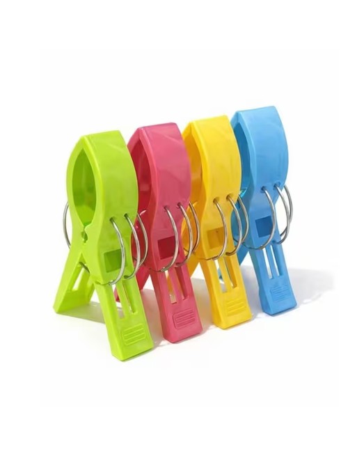 JUEGO DE 4 PINZAS PARA TOALLA SOFTEE