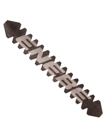 PROTECTOR DE PALA DE PÁDEL ENEBE DENTADO NEGRO
