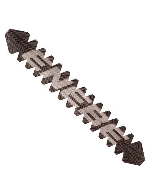 PROTECTOR DE PALA DE PÁDEL ENEBE DENTADO NEGRO