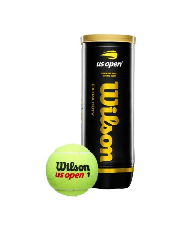 BOTE DE 3 PELOTAS TENIS WILSON US OPEN XD