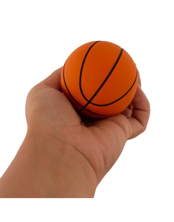 PELOTA CON FORMA DE BALÓN DE BALONCESTO 6CM