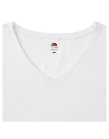 CAMISETA FRUIT OF THE LOOM LADIES ICONIC 150 V-NECK T