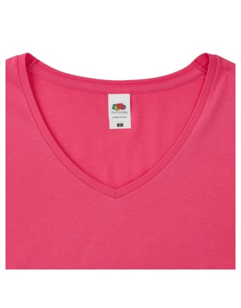 CAMISETA FRUIT OF THE LOOM LADIES ICONIC 150 V-NECK T