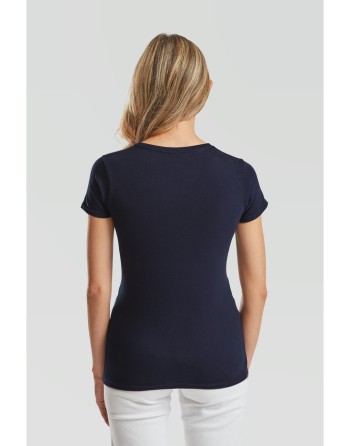 CAMISETA FRUIT OF THE LOOM LADIES ICONIC 150 V-NECK T
