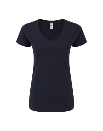 CAMISETA FRUIT OF THE LOOM LADIES ICONIC 150 V-NECK T