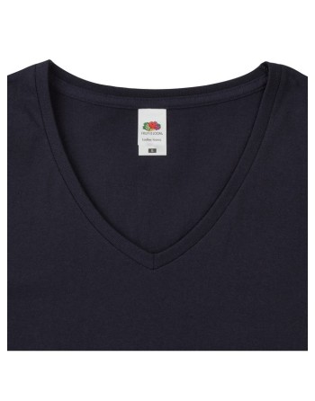 CAMISETA FRUIT OF THE LOOM LADIES ICONIC 150 V-NECK T