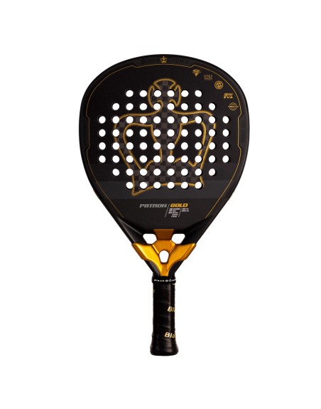 PALA DE PÁDEL BLACK CROWN PATRON GOLD