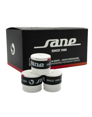 CAJA DE 45 OVERGRIPS SANE FEEL PERFORADOS BLANCOS